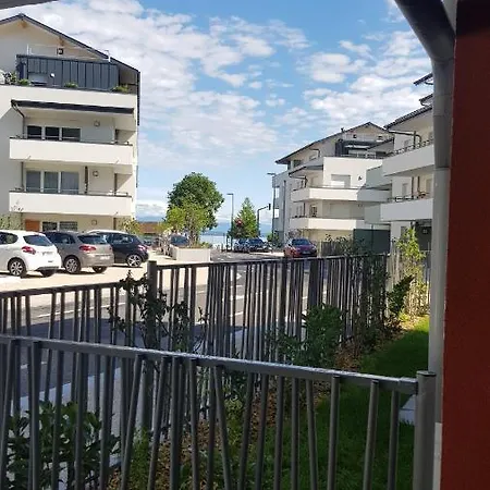 L'instant Leman - T2 3 Etoiles A 5min De Thonon Et Evian Avec Terrasse Et Jardin A 100m Du *