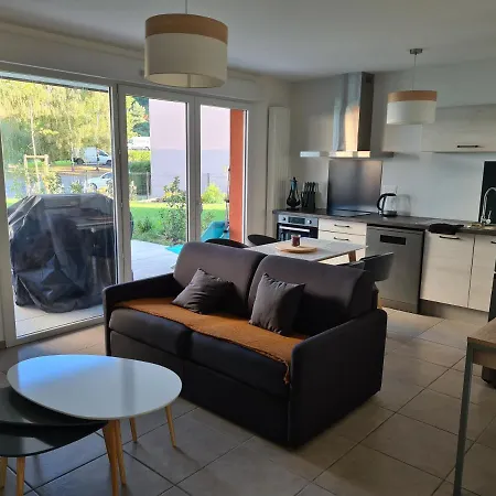 Apartament L'instant Leman - T2 3 Etoiles A 5min De Thonon Et Evian Avec Terrasse Et Jardin A 100m Du