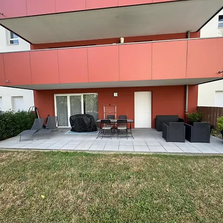 L'instant Leman - T2 3 Etoiles A 5min De Thonon Et Evian Avec Terrasse Et Jardin A 100m Du